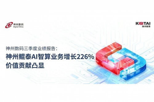 壹号娱乐数码三季度业绩报告：神州AI智算业务增长226%，价值贡献凸显